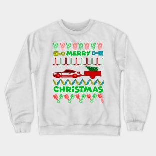 Merry chrismas, car guy, car enthusiast merry chrismas (911) Crewneck Sweatshirt